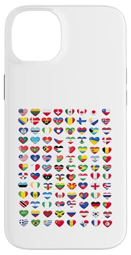 Herz Flaggen der Länder der Welt Flaggen Herren Damen Hülle für iPhone 14 Plus Herz Flaggen der Länder der Welt Flaggen Herren Damen Hülle für iPhone 14 Plus von Heart Flags of the Countries of the World Flags