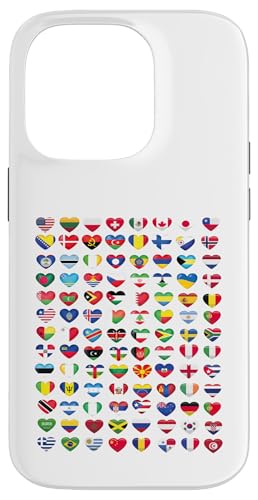 Herz Flaggen der Länder der Welt Flaggen Herren Damen Hülle für iPhone 14 Pro Herz Flaggen der Länder der Welt Flaggen Herren Damen Hülle für iPhone 14 Pro von Heart Flags of the Countries of the World Flags