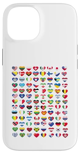 Herz Flaggen der Länder der Welt Flaggen Herren Damen Hülle für iPhone 14 Herz Flaggen der Länder der Welt Flaggen Herren Damen Hülle für iPhone 14 von Heart Flags of the Countries of the World Flags