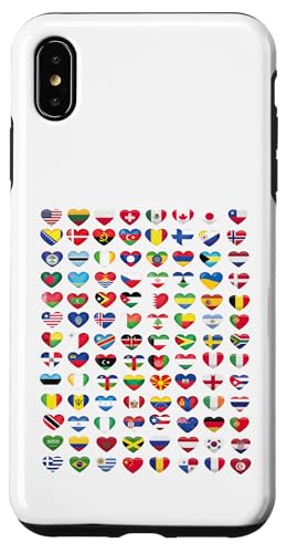 Herz Flaggen der Länder der Welt Flaggen Herren Damen Hülle für iPhone XS Max Herz Flaggen der Länder der Welt Flaggen Herren Damen Hülle für iPhone XS Max von Heart Flags of the Countries of the World Flags