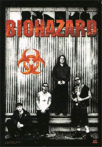 Heart Rock Bandiera Originale Biohazard - Band Tessuto, Multicolore, 110x75x0.1 cm Heart Rock Bandiera Originale Biohazard - Band Tessuto, Multicolore, 110x75x0.1 cm von Heart Rock