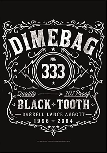 Heart Rock Bandiera Originale Dimebag Darrel - Label Tessuto, Multicolore, 110x75x0.1 cm von Heart Rock