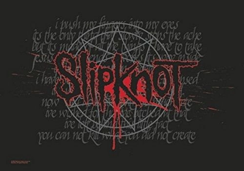 Heart Rock Bandiera Originale Slipknot - Splattered Tessuto, Multicolore, 110x75x0.1 cm Heart Rock Bandiera Originale Slipknot - Splattered Tessuto, Multicolore, 110x75x0.1 cm von Heart Rock