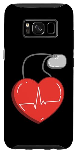 Hülle für Galaxy S8 Implantierbarer Defibrillator ICD Herzschrittmacher Empfänger von Heart Surgery ICD Implant Pacemaker CHD Awareness