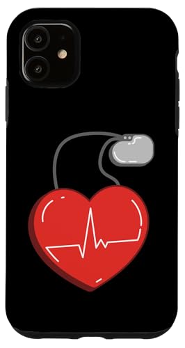 Hülle für iPhone 11 Implantierbarer Defibrillator ICD Herzschrittmacher Empfänger von Heart Surgery ICD Implant Pacemaker CHD Awareness