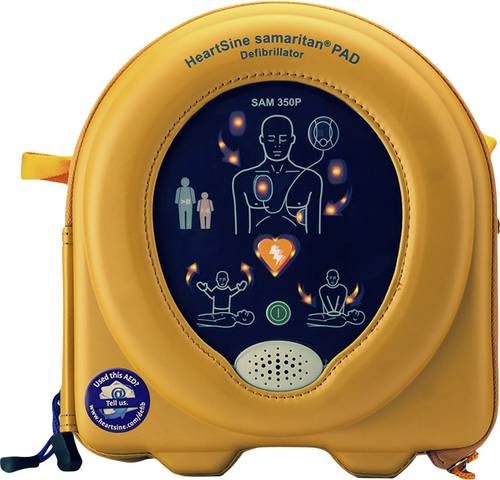HeartSine AED-HS-SAM350P Defibrillator Innenbereich, Außenbereich mit Sprachanweisungen von HeartSine