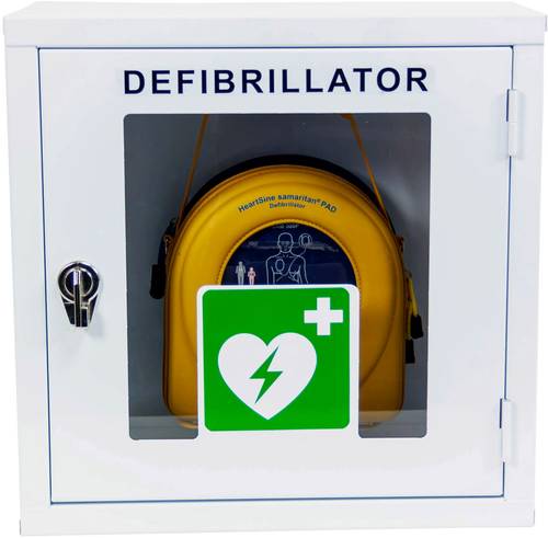 HeartSine samaritan® PAD350P + AI-040-BM-AKL Defibrillator Innenbereich inkl. Wandkasten von HeartSine