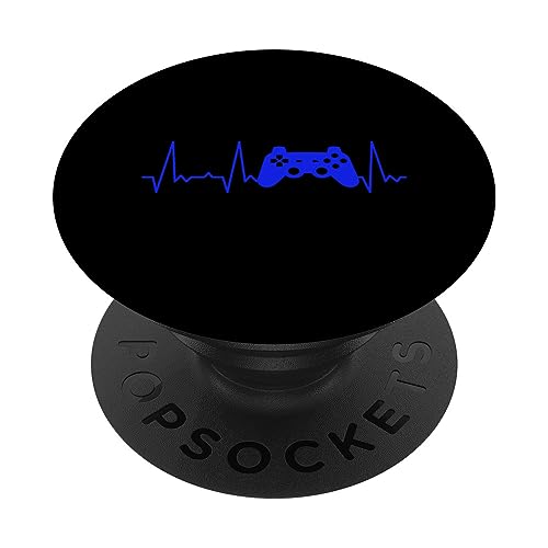 Herzschlag Game Controller PopSockets mit austauschbarem PopGrip Herzschlag Game Controller PopSockets mit austauschbarem PopGrip von Heartbeat Grafik Geschenke Damen Herren Kinder