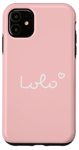 Niedliche Lolo-Typografie für minimalistische Mutter am Muttertag Hülle für iPhone 11 von Heartfelt Moments Mother's Day Outfits & Apparels