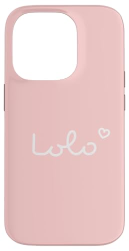 Niedliche Lolo-Typografie für minimalistische Mutter am Muttertag Hülle für iPhone 14 Pro von Heartfelt Moments Mother's Day Outfits & Apparels