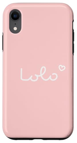 Niedliche Lolo-Typografie für minimalistische Mutter am Muttertag Hülle für iPhone XR von Heartfelt Moments Mother's Day Outfits & Apparels