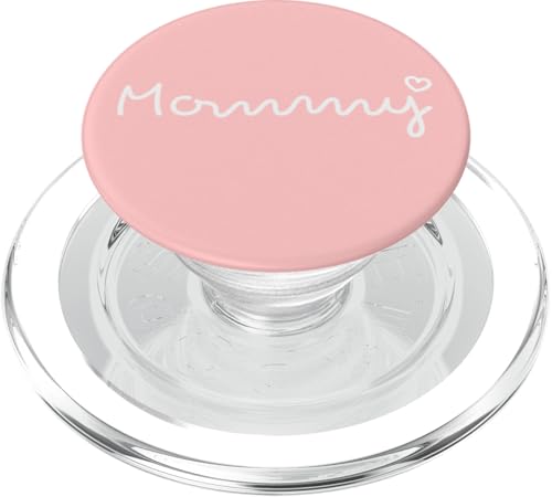 Niedliche Mama-Typografie für minimalistische Mutter am Muttertag PopSockets PopGrip für MagSafe von Heartfelt Moments Mother's Day Outfits & Apparels