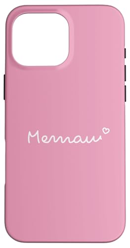 Niedliche Memaw-Typografie für minimalistische Mutter am Muttertag Hülle für iPhone 16 Pro Max von Heartfelt Moments Mother's Day Outfits & Apparels