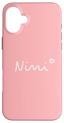 Niedliche Nini-Typografie für minimalistische Mutter am Muttertag Hülle für iPhone 16 Plus von Heartfelt Moments Mother's Day Outfits & Apparels