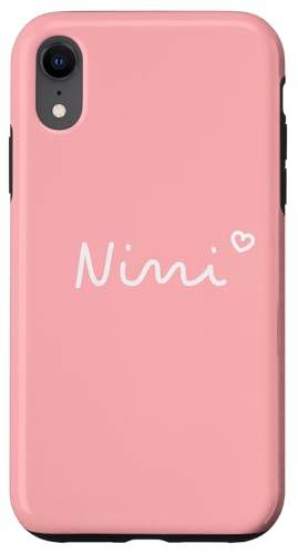 Niedliche Nini-Typografie für minimalistische Mutter am Muttertag Hülle für iPhone XR von Heartfelt Moments Mother's Day Outfits & Apparels