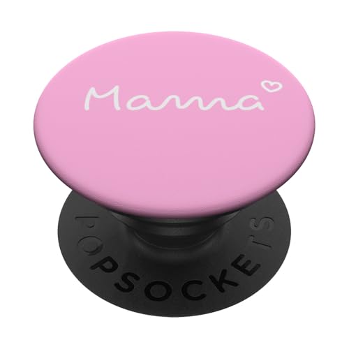 Süße Mama-Typografie für minimalistische Mama am Muttertag PopSockets Klebender PopGrip von Heartfelt Moments Mother's Day Outfits & Apparels