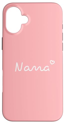 Süße Nana-Typografie für minimalistische Mutter am Muttertag Hülle für iPhone 16 Plus von Heartfelt Moments Mother's Day Outfits & Apparels
