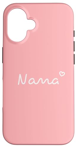 Süße Nana-Typografie für minimalistische Mutter am Muttertag Hülle für iPhone 16 von Heartfelt Moments Mother's Day Outfits & Apparels