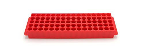 Heathrow HS29025J Micro Tube Rack, 80 Well, Red (Pack of 5) von Heathrow Scientific