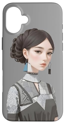 Elegante Frau Silhouette - Vintage Minimalistische Kunst Hülle für iPhone 16 Plus von Heavenwear
