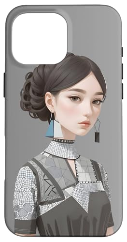 Elegante Frau Silhouette - Vintage Minimalistische Kunst Hülle für iPhone 16 Pro Max Elegante Frau Silhouette - Vintage Minimalistische Kunst Hülle für iPhone 16 Pro Max von Heavenwear