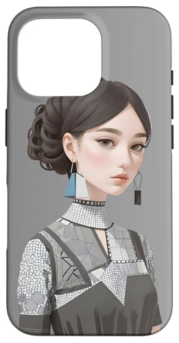 Elegante Frau Silhouette - Vintage Minimalistische Kunst Hülle für iPhone 16 Pro von Heavenwear