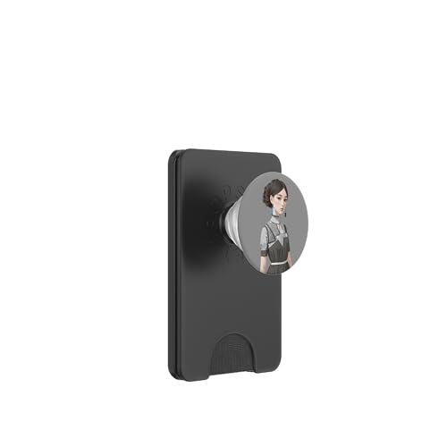 Elegante Frau Silhouette - Vintage Minimalistische Kunst PopSockets PopWallet für MagSafe Elegante Frau Silhouette - Vintage Minimalistische Kunst PopSockets PopWallet für MagSafe von Heavenwear