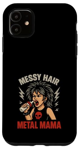 Metal Mom Life Rock 'n' Roll Mother Roses Skull Grunge Hülle für iPhone 11 Metal Mom Life Rock 'n' Roll Mother Roses Skull Grunge Hülle für iPhone 11 von Heavy Metal Mama Life Edgy Concert Goth Rocker