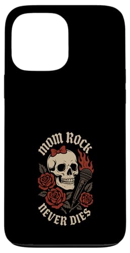 Metal Mom Life Rock 'n' Roll Mother Roses Skull Grunge Hülle für iPhone 13 Pro Max Metal Mom Life Rock 'n' Roll Mother Roses Skull Grunge Hülle für iPhone 13 Pro Max von Heavy Metal Mama Life Edgy Concert Goth Rocker