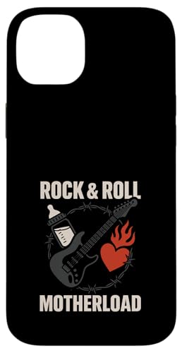 Metal Mom Life Rock 'n' Roll Mother Roses Skull Grunge Hülle für iPhone 14 Plus Metal Mom Life Rock 'n' Roll Mother Roses Skull Grunge Hülle für iPhone 14 Plus von Heavy Metal Mama Life Edgy Concert Goth Rocker