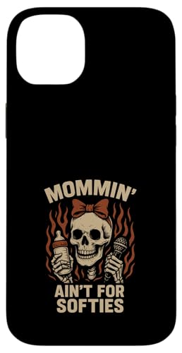 Metal Mom Life Rock 'n' Roll Mother Roses Skull Grunge Hülle für iPhone 14 Plus Metal Mom Life Rock 'n' Roll Mother Roses Skull Grunge Hülle für iPhone 14 Plus von Heavy Metal Mama Life Edgy Concert Goth Rocker