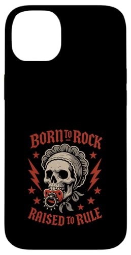 Metal Mom Life Rock 'n' Roll Mother Roses Skull Grunge Hülle für iPhone 14 Plus Metal Mom Life Rock 'n' Roll Mother Roses Skull Grunge Hülle für iPhone 14 Plus von Heavy Metal Mama Life Edgy Concert Goth Rocker