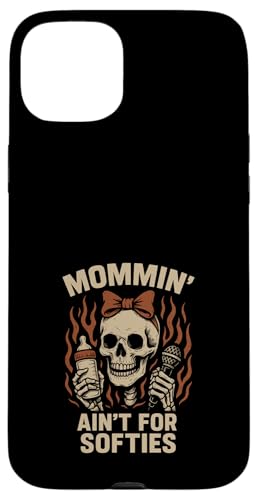 Metal Mom Life Rock 'n' Roll Mother Roses Skull Grunge Hülle für iPhone 15 Plus Metal Mom Life Rock 'n' Roll Mother Roses Skull Grunge Hülle für iPhone 15 Plus von Heavy Metal Mama Life Edgy Concert Goth Rocker
