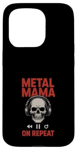 Metal Mom Life Rock 'n' Roll Mother Roses Skull Grunge Hülle für iPhone 15 Pro Metal Mom Life Rock 'n' Roll Mother Roses Skull Grunge Hülle für iPhone 15 Pro von Heavy Metal Mama Life Edgy Concert Goth Rocker