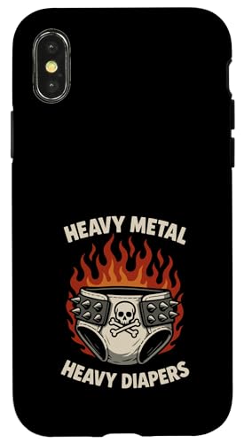 Metal Mom Life Rock 'n' Roll Mother Roses Skull Grunge Hülle für iPhone X/XS Metal Mom Life Rock 'n' Roll Mother Roses Skull Grunge Hülle für iPhone X/XS von Heavy Metal Mama Life Edgy Concert Goth Rocker
