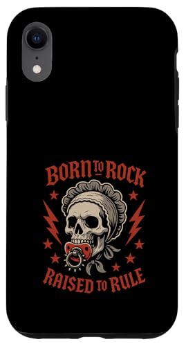 Metal Mom Life Rock 'n' Roll Mother Roses Skull Grunge Hülle für iPhone XR Metal Mom Life Rock 'n' Roll Mother Roses Skull Grunge Hülle für iPhone XR von Heavy Metal Mama Life Edgy Concert Goth Rocker