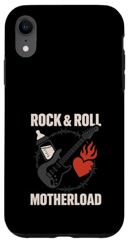 Metal Mom Life Rock 'n' Roll Mother Roses Skull Grunge Hülle für iPhone XR Metal Mom Life Rock 'n' Roll Mother Roses Skull Grunge Hülle für iPhone XR von Heavy Metal Mama Life Edgy Concert Goth Rocker