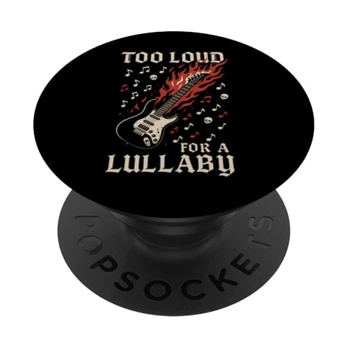 Metal Mom Life Rock 'n' Roll Mother Roses Skull Grunge PopSockets Klebender PopGrip Metal Mom Life Rock 'n' Roll Mother Roses Skull Grunge PopSockets Klebender PopGrip von Heavy Metal Mama Life Edgy Concert Goth Rocker