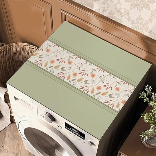 Heavyoff Waschmaschinenauflage Abdeckung für Waschmaschine, 137x70cm Universal Waschmaschinenabdeckung Waschmaschinen Auflage Weiche für Waschmaschine, Trockner, Bäder, Stil 18 von Heavyoff