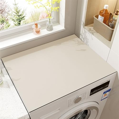 Heavyoff Waschmaschinenauflage Abdeckung für Waschmaschine, 137x70cm Waschmaschinenabdeckung Universal Waschmaschinen Auflage Weiche für Trockner, Creme Heavyoff Waschmaschinenauflage Abdeckung für Waschmaschine, 137x70cm Waschmaschinenabdeckung Universal Waschmaschinen Auflage Weiche für Trockner, Creme von Heavyoff