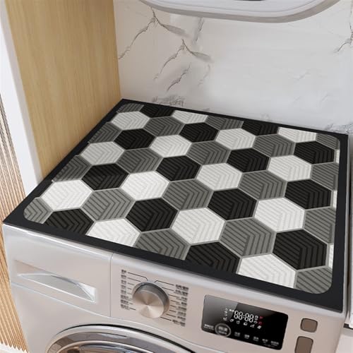 Heavyoff Waschmaschinenauflage Abdeckung für Waschmaschine, 46x36cm Waschmaschinenabdeckung Universal Waschmaschinen Auflage Weiche für Trockner, Bäder, Stil 16 Heavyoff Waschmaschinenauflage Abdeckung für Waschmaschine, 46x36cm Waschmaschinenabdeckung Universal Waschmaschinen Auflage Weiche für Trockner, Bäder, Stil 16 von Heavyoff