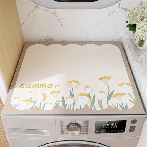 Heavyoff Waschmaschinenauflage Abdeckung für Waschmaschine, 60x40cm Waschmaschinenabdeckung Universal Waschmaschinen Auflage Weiche für Trockner, Bäder, Stil 11 Heavyoff Waschmaschinenauflage Abdeckung für Waschmaschine, 60x40cm Waschmaschinenabdeckung Universal Waschmaschinen Auflage Weiche für Trockner, Bäder, Stil 11 von Heavyoff