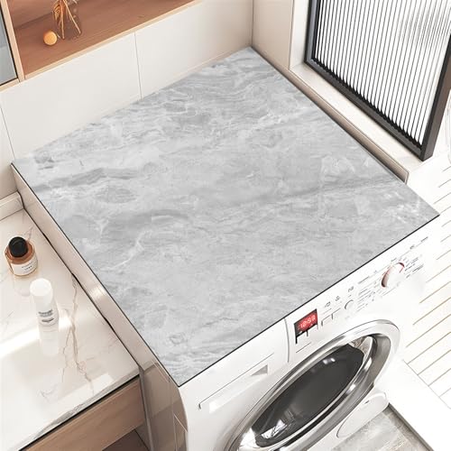 Heavyoff Waschmaschinenauflage Abdeckung für Waschmaschine, 65x60cm Waschmaschinenabdeckung Universal Waschmaschinen Auflage Weiche für Waschmaschine, Trockner, Bäder, Stil 15 von Heavyoff