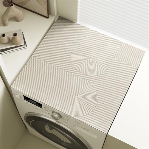 Heavyoff Waschmaschinenauflage Abdeckung für Waschmaschine, 65x60cm Waschmaschinenabdeckung Universal Waschmaschinen Auflage Weiche für Waschmaschine, Trockner, Stil 2 Heavyoff Waschmaschinenauflage Abdeckung für Waschmaschine, 65x60cm Waschmaschinenabdeckung Universal Waschmaschinen Auflage Weiche für Waschmaschine, Trockner, Stil 2 von Heavyoff