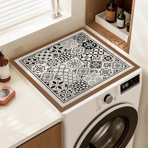 Heavyoff Waschmaschinenauflage Abdeckung für Waschmaschine, 90x65cm Universal Waschmaschinenabdeckung Waschmaschinen Auflage Weiche für Trockner, Stil 4 Heavyoff Waschmaschinenauflage Abdeckung für Waschmaschine, 90x65cm Universal Waschmaschinenabdeckung Waschmaschinen Auflage Weiche für Trockner, Stil 4 von Heavyoff