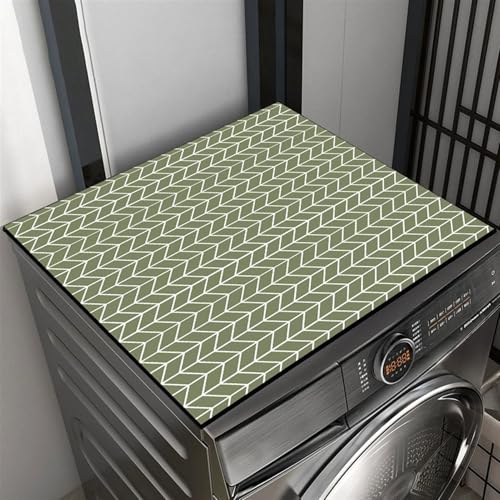 Heavyoff Waschmaschinenauflage Rutschfest 60x50cm Waschmaschinenbezug Universal Saugfähig Waschmaschinen und Trockner Auflage, Grün von Heavyoff