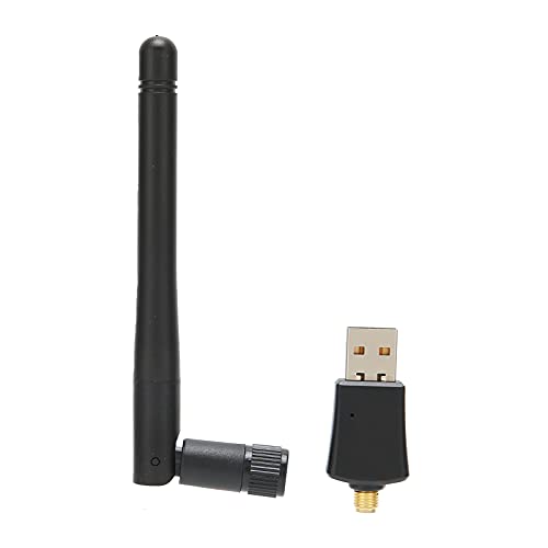 Drahtlose Netzwerkkarte,600M Wireless USB 2.0 WiFi Adapter Empfänger Netzwerkkarte 2.4G 5G Dual Band mit Antenne,USB WiFi Adapter mit Hochgeschwindigkeitsübertragung von Heayzoki