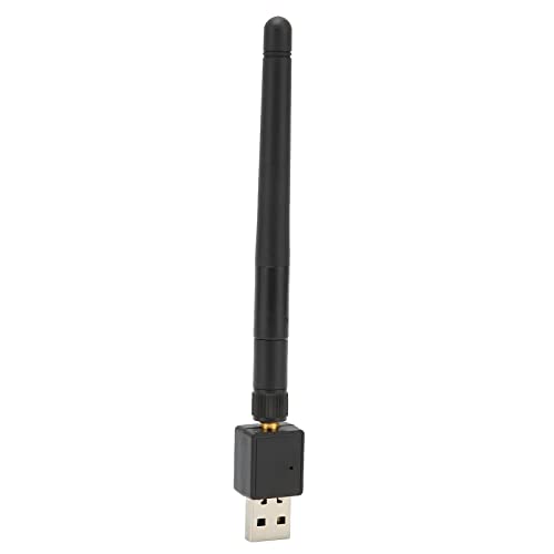 Drahtlose Netzwerkkarte 150 Mbit/s 802.11 N/g/b 2,4 GHz Humanisiertes Antennendesign Netzwerkkarte,USB-Wireless-Netzwerkkarte USB-WLAN-Adapterantenne für Desktop-Laptop-PC von Heayzoki