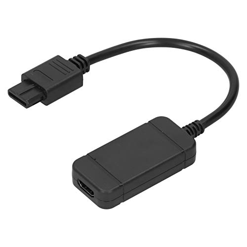 Heayzoki Game Console 720P-Videoadapterkabel Controller-Videosignal-zu-HD-Konverterkabel Game Console-Adapterkabel für NGC / N64, langlebig und Lange Lebensdauer. von Heayzoki