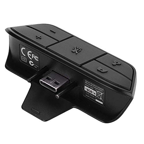 Heayzoki Headset-Adapter, kabelgebundener Kopfhörer-Konverter, staubdichter Stereo-Headset-Adapter für One mit Spielsteuerung und Stereo-Sound-Synchronisation von Heayzoki